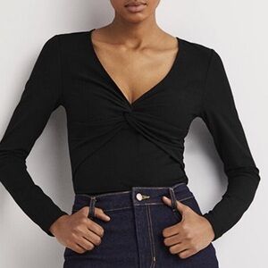 Boden Twist Front Top GREEN